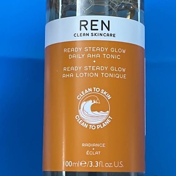 REN Ready Steady Glow Daily AHA Tonic 🔥 NEW 100ml/3.3 oz - Picture 1 of 9